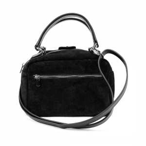 Мягкая замшевая сумка на два отдела с ручкой Firenze Italy F-IT-1045A-Y