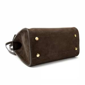 Небольшая классическая замшевая сумочка Firenze Italy F-IT-98667DB