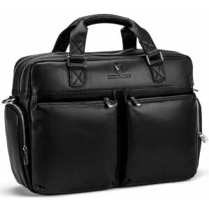 Большая вместительная кожаная сумка для командировок Royal Bag RB002A