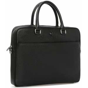 Классическая мужская сумка для документов черная Royal Bag RB-015A