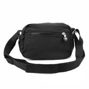 Маленькое женское кроссбоди текстиль черное Confident WT1-683A