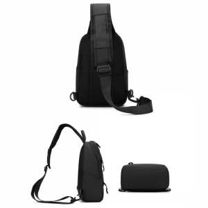 Текстильная мужская сумка через плечо Confident AT08-2026A