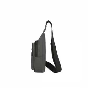 Стильная мужская текстильная сумка-слинг Confident ATN01-T-1068G