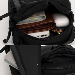 Маленькая мужская текстильная сумка с ручкой Confident AT09-T-34724A