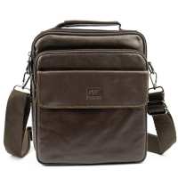 Мужская барсетка большая из натуральной кожи Ruff Ryder RR-10101DB