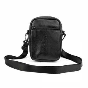 Маленька чоловіча шкіряна сумка через плече Ruff Ryder RR-003A