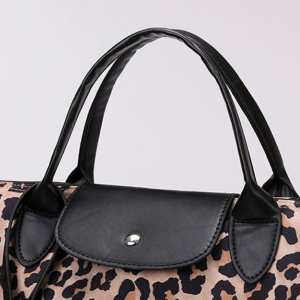 Текстильная женская сумка леопард беж Confident TB1-T-841B-LEO