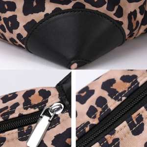 Текстильная женская сумка леопард беж Confident TB1-T-841B-LEO