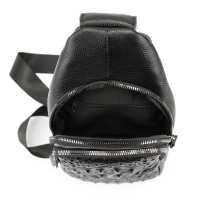 Кожаная сумка слинг с тиснением рептилия Tiding Bag M56-8880A