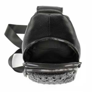 Кожаная сумка слинг с тиснением рептилия Tiding Bag M56-8880A