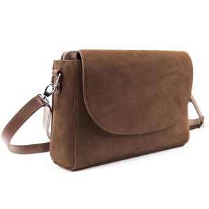 Компактна жіноча замшева сумочка Firenze Italy F-IT-9804DB-Y