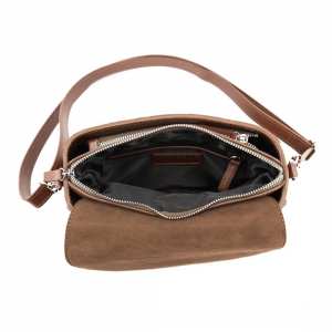 Женская компактная замшевая сумочка Firenze Italy F-IT-9804DB-Y