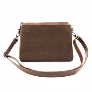 Женская компактная замшевая сумочка Firenze Italy F-IT-9804DB-Y