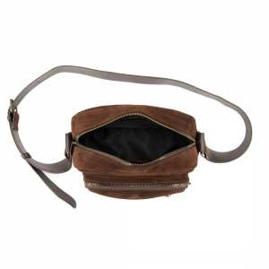 Женская компактная кожаная сумочка Firenze Italy F-IT-9804DBCR