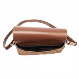Женская компактная кожаная сумочка Firenze Italy F-IT-9804DBCR
