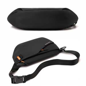 Мужская вместительная тканевая сумка на пояс Confident AT08-1100-68A