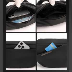 Мужская вместительная тканевая сумка на пояс Confident AT08-1100-68A