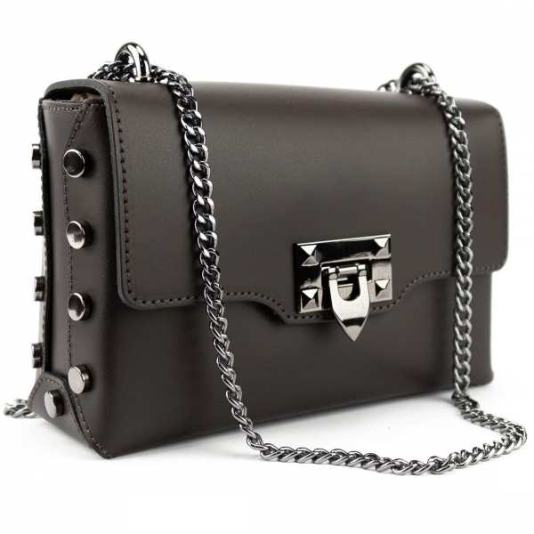 Жіноча шкіряна сумка з ланцюжком Firenze Italy F-IT-9812A