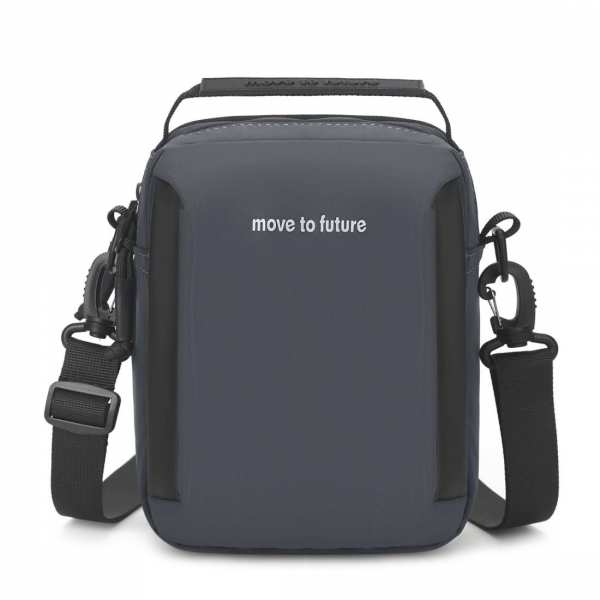 Маленькая мужская текстильная сумка с ручкой Confident AT09-T-34724G