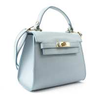 Небольшая классическая кожаная сумочка Firenze Italy F-IT-9866BL