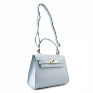 Небольшая классическая кожаная сумочка Firenze Italy F-IT-9866BL