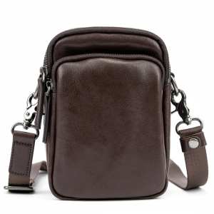 Мессенджер маленький кожаный черный TIDING BAG 333-1C Мессенджер маленький кожаный черный TIDING BAG 333-1C