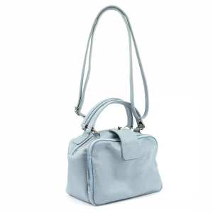 Мягкая кожаная сумка на два отдела с ручкой Firenze Italy F-IT-1045LBL