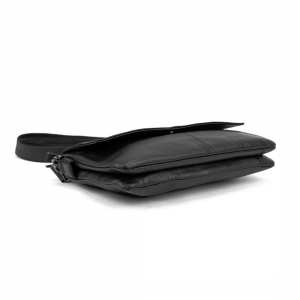 Шкіряна сумка через плече горизонтальна тонка Tiding Bag 82298A