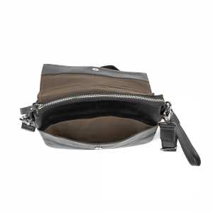 Шкіряна сумка через плече горизонтальна тонка Tiding Bag 82298A