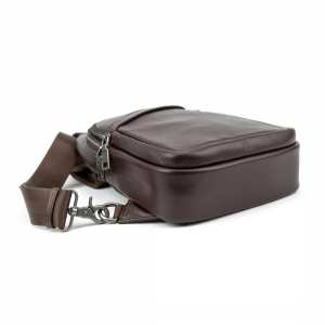 Сумка-слинг мужская кожаная TDING BAG 8010C