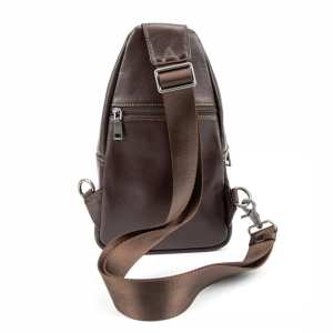 Сумка-слинг мужская кожаная TDING BAG 8010C