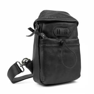 Маленькая сумочка-слинг мужская кожаная TDING BAG 2072A