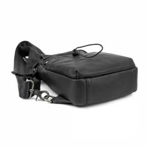 Маленькая сумочка-слинг мужская кожаная TDING BAG 2072A