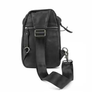 Маленькая сумочка-слинг мужская кожаная TDING BAG 2072A