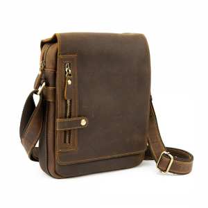 Вместительный мужской мессенджер с клапаном Tiding Bag M39-001DB