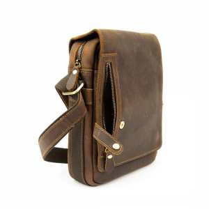 Вместительный мужской мессенджер с клапаном Tiding Bag M39-001DB