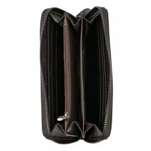 Клатч шкіряний чорний Tiding Bag M39-4007A