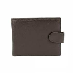 Портмоне коричневое кожаное Tiding Bag A7-258DB