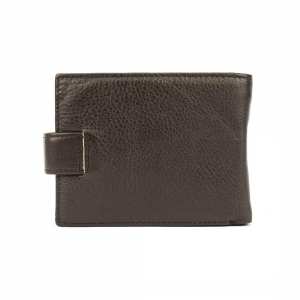 Портмоне коричневое кожаное Tiding Bag A7-258DB