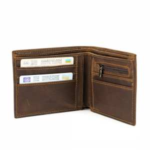 Портмоне винтажное кожаное Tiding Bag M39-8062R