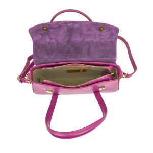 Классическая женская кожаная сумка с длинными ручками Firenze Italy F-IT-9899V