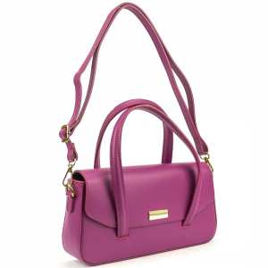 Классическая женская кожаная сумка с длинными ручками Firenze Italy F-IT-9899V