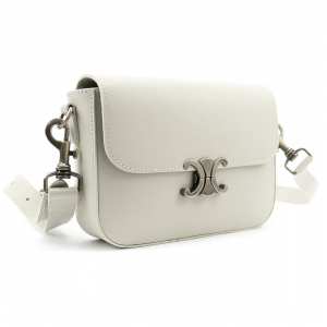 Кожаная сумочка кроссбоди светло-серая Firenze Italy F-IT-1018G-S