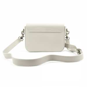 Кожаная сумочка кроссбоди светло-серая Firenze Italy F-IT-1018G-S