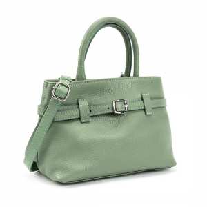 Мягкая кожаная сумка кроссбоди с акцентным ремешком Firenze Italy F-IT-0525M