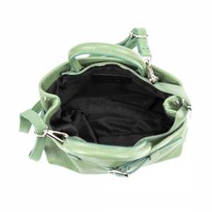 Мягкая кожаная сумка кроссбоди с акцентным ремешком Firenze Italy F-IT-0525M