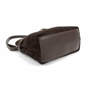 Мягкая замшевая сумка кроссбоди с акцентным ремешком Firenze Italy F-IT-05253DB