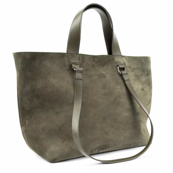 Жіночий місткий замшевий шопер Firenze Italy  CH-018OL-Y-VP