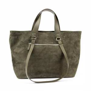 Жіночий місткий замшевий шопер Firenze Italy  CH-018OL-Y-VP