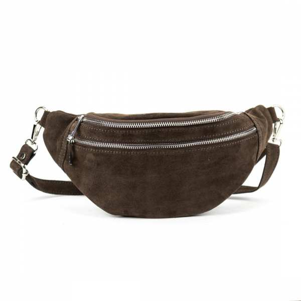 Женская поясная сумка из замши Firenze Italy F-IT-98601DB